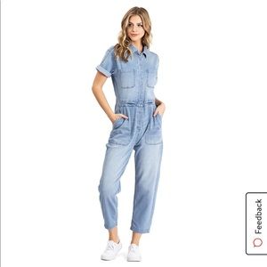 Celebrity Pink Denim Coverall/Jumpsuit